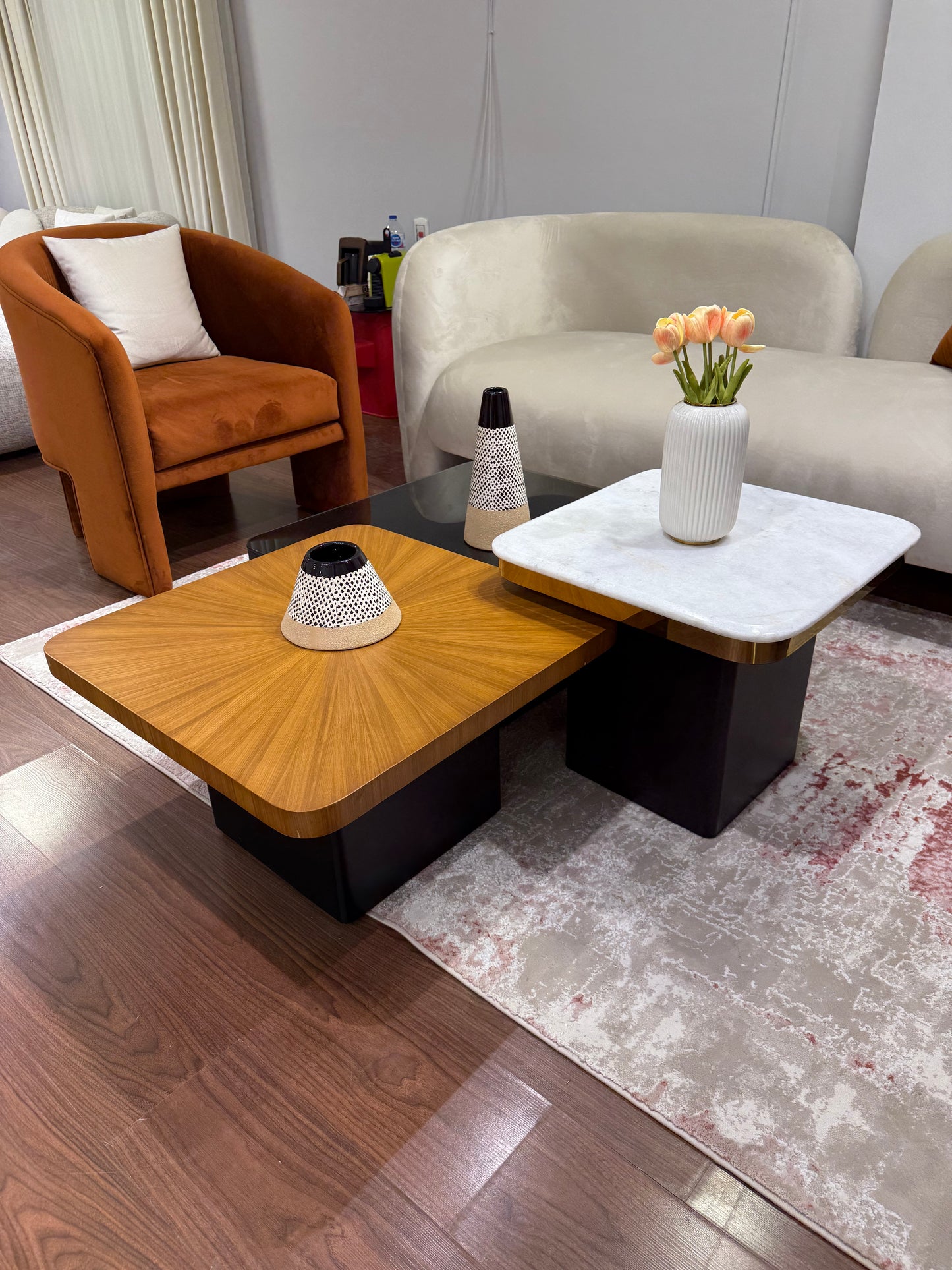 Duo Square Coffee Table Set
